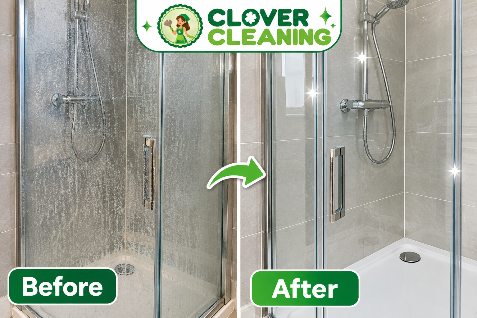 Cleaning work by Clover Cleaning Ltd
